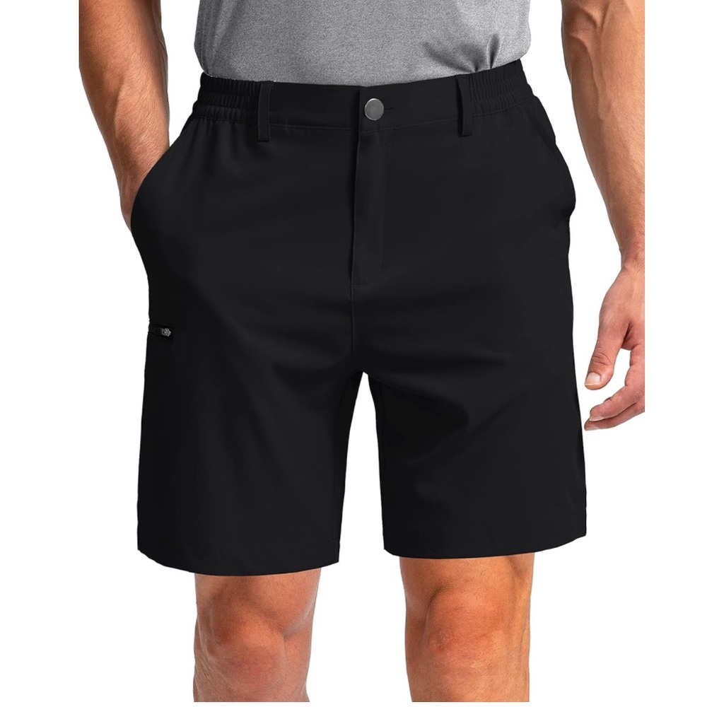Pinkbomb Men's Golf Shorts with 6 Pockets Stretch Quick Dry Hiking Work‎ Shorts